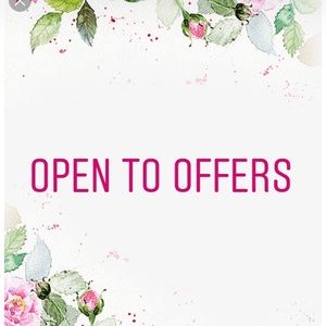 Open to reasonable offers